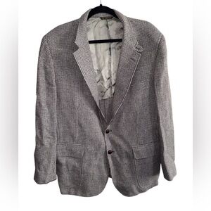 Cricketeer Wool Houndstooth Blazer Men’s (Fits 42R Large) Made in USA